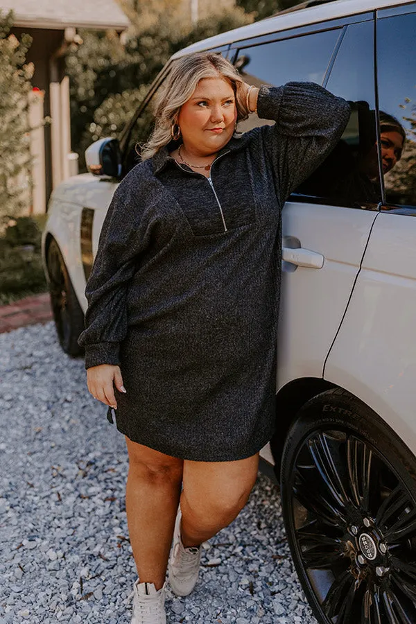 Lively Lattes Ribbed Sweater Dress Curves sold by Impressions product image thumbnail 5