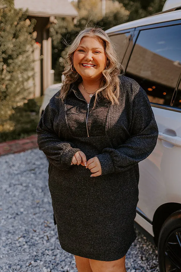 Lively Lattes Ribbed Sweater Dress Curves sold by Impressions product image thumbnail 2