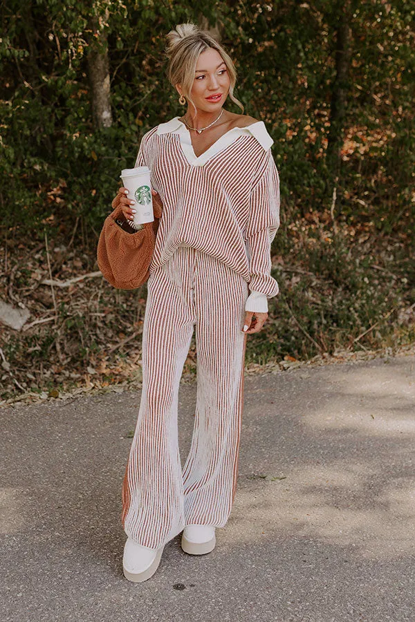 Uptown Chic High Waist Ribbed Pants sold by Impressions