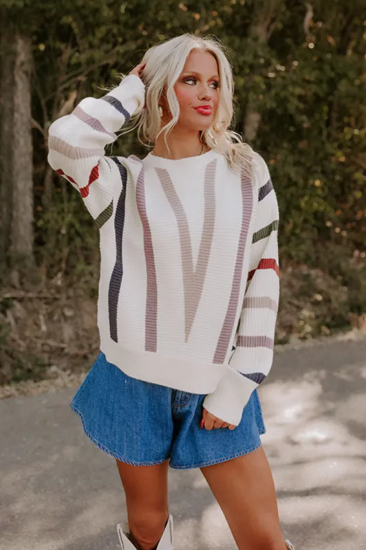 Park Avenue Cutie Stripe Sweater sold by Impressions