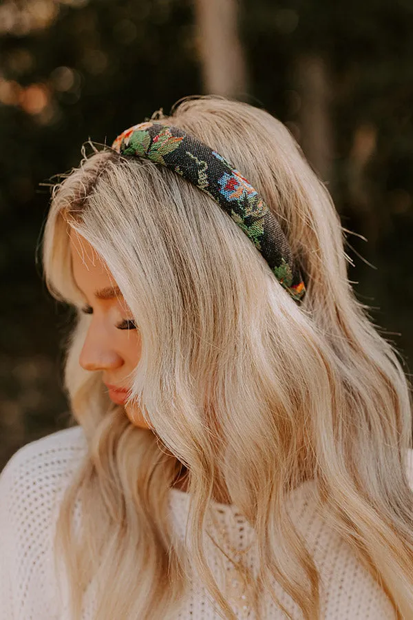 For The Love Of Floral Headband in Black sold by Impressions product image thumbnail 2