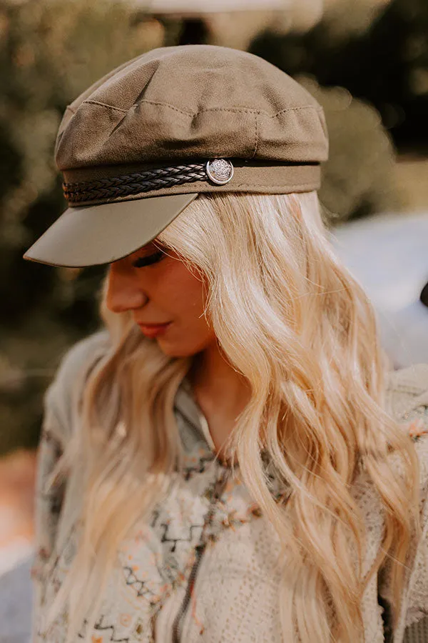 NYC Bound Cabbie Hat in Olive sold by Impressions product image thumbnail 3