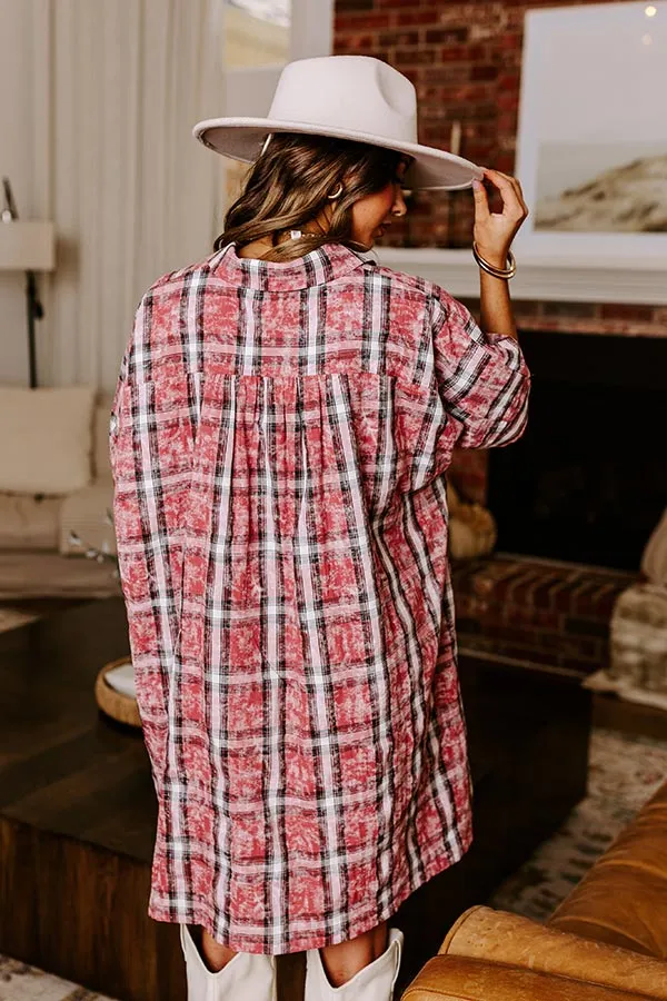 Pumpkin Patch Dreaming Plaid Mini Dress sold by Impressions product image thumbnail 2