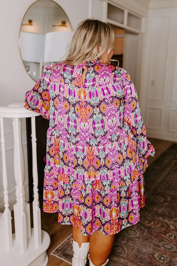 Dreamy Delights Tiered Mini Dress Curves sold by Impressions product image thumbnail 3