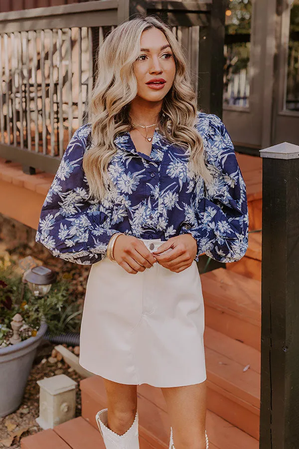 Kind Glance Floral Button Up sold by Impressions