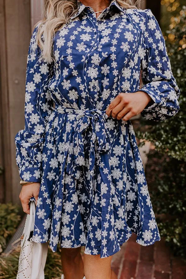 Vino For Two Floral Embroidered Mini Dress sold by Impressions product image thumbnail 3