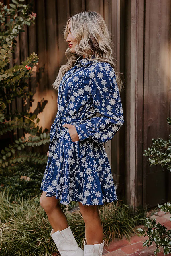 Vino For Two Floral Embroidered Mini Dress sold by Impressions product image thumbnail 4