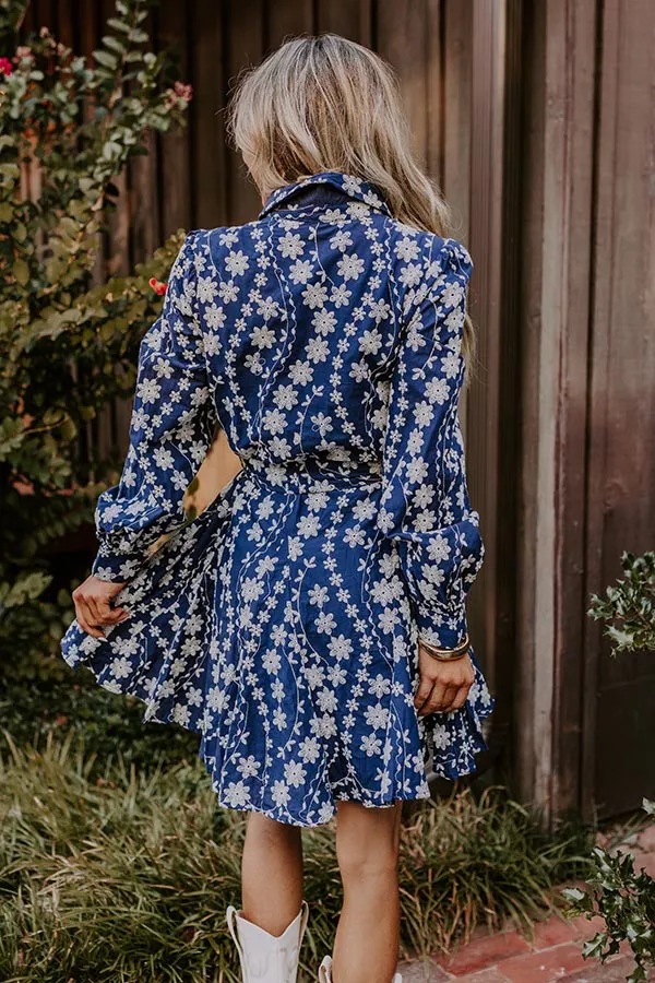 Vino For Two Floral Embroidered Mini Dress sold by Impressions product image thumbnail 5