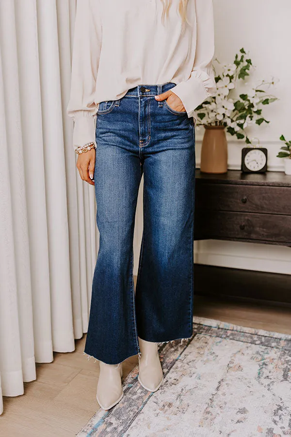 JUST USA Natalia High Waist Wide Leg Jean in Dark Wash sold by Impressions product image thumbnail 2