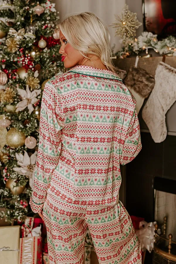 Christmas Morning Satin Pajama Top sold by Impressions product image thumbnail 5