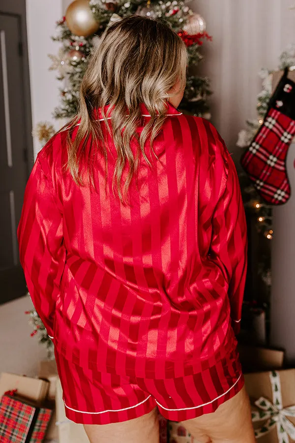 Calm Energy Satin Pajama Top Curves sold by Impressions product image thumbnail 5