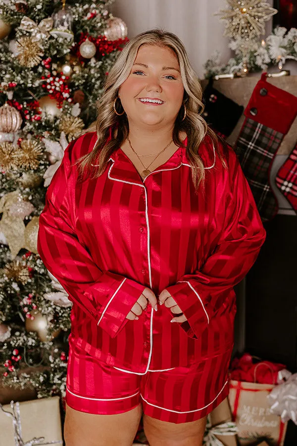 Calm Energy Satin Pajama Top Curves sold by Impressions product image thumbnail 3