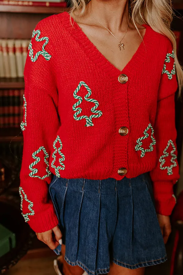 Oh Christmas Tree Knit Cardigan sold by Impressions product image thumbnail 4