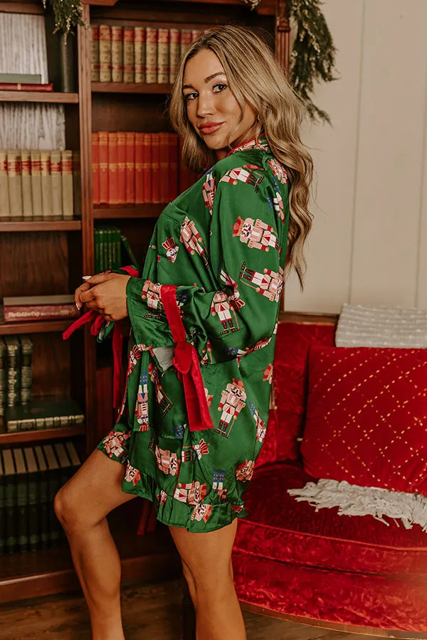 Nutcrackers March Satin Pajama Top sold by Impressions product image thumbnail 4