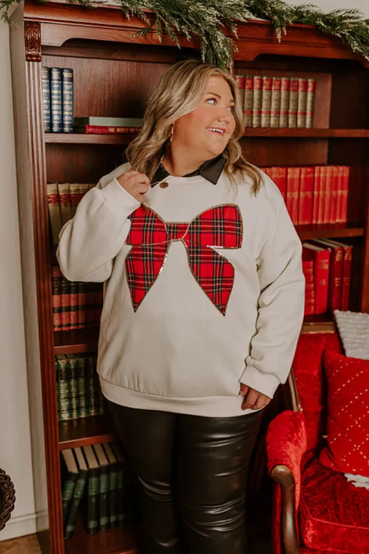 Wrapping Presents Embroidered Sweatshirt Curves sold by Impressions