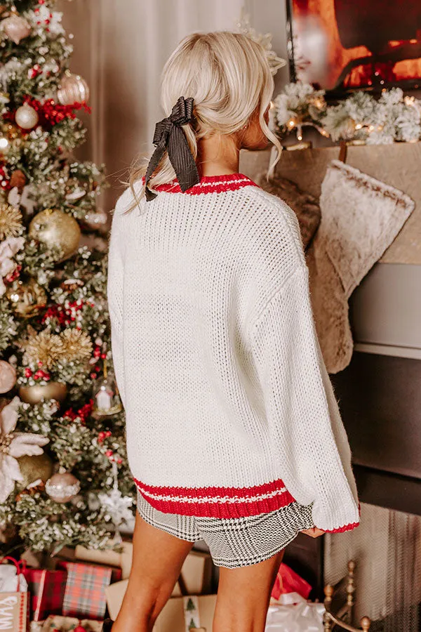 Holiday Vibes Knit Sweater in Sleigh Ivory sold by Impressions product image thumbnail 5