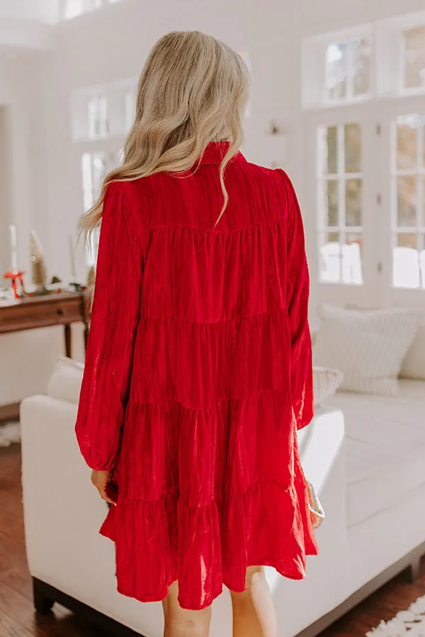 Mistletoe And Magic Velvet Mini Dress sold by Impressions product image thumbnail 4