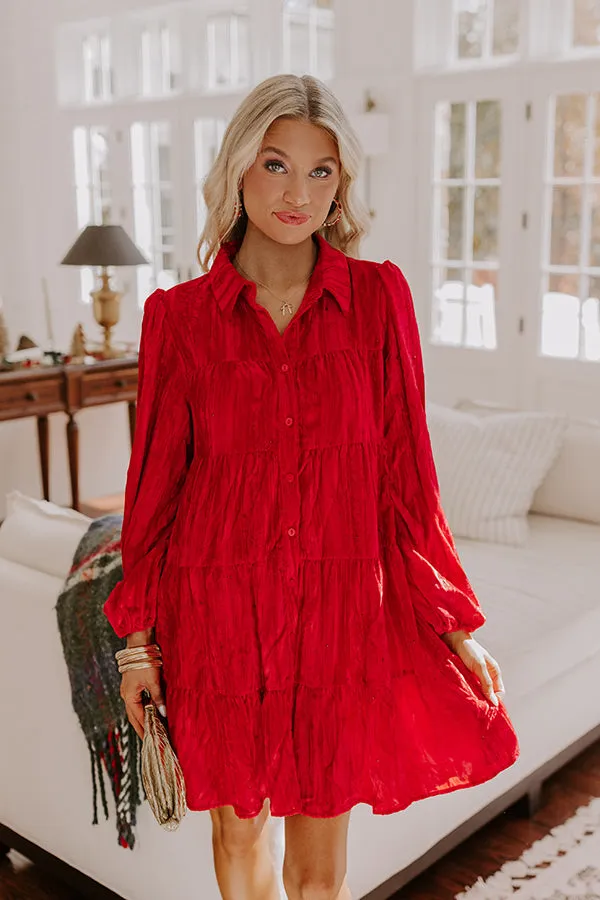 Mistletoe And Magic Velvet Mini Dress sold by Impressions product image thumbnail 3