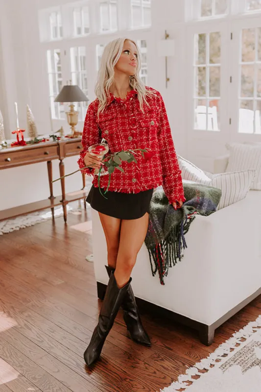 Ever So Posh Plaid Tweed Jacket sold by Impressions