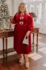For The Love Of Bows Velvet Midi in Crimson Curves sold by Impressions