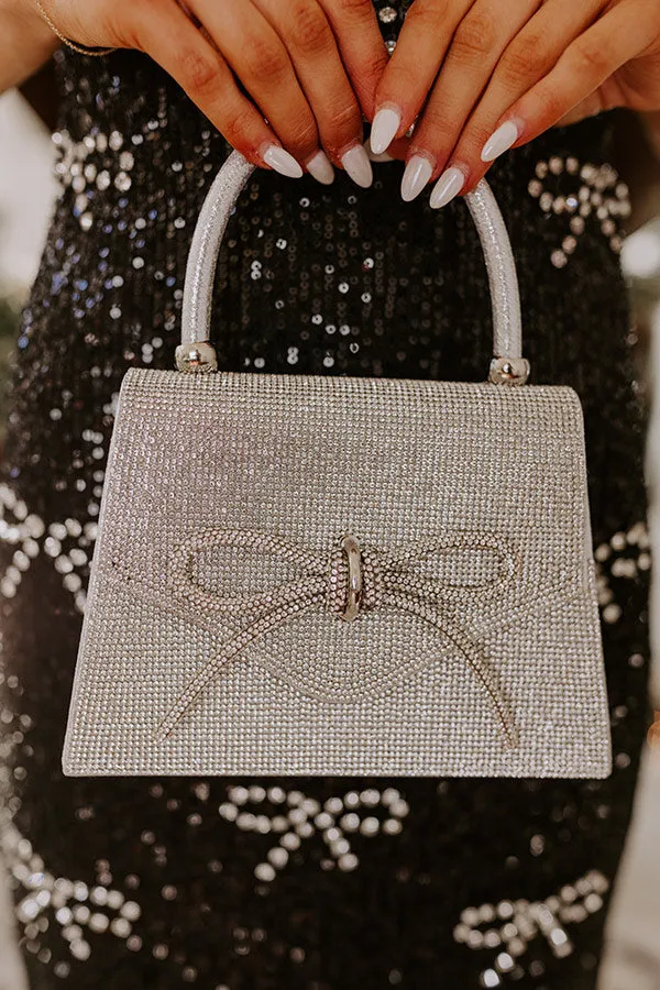 Glitzy Gala Rhinestone Purse in Silver sold by Impressions product image thumbnail 2