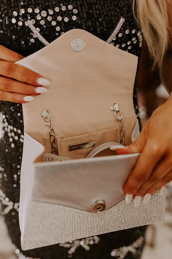 Glitzy Gala Rhinestone Purse in Silver sold by Impressions product image thumbnail 3