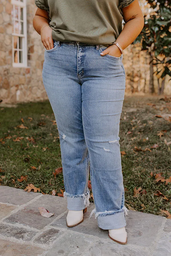 LOVERVET Wrenlee Midrise Distressed Straight Leg Jean Curves sold by Impressions product image thumbnail 2