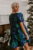 Garden Party Jacquard Mini Dress sold by Impressions