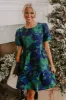 Garden Party Jacquard Mini Dress sold by Impressions