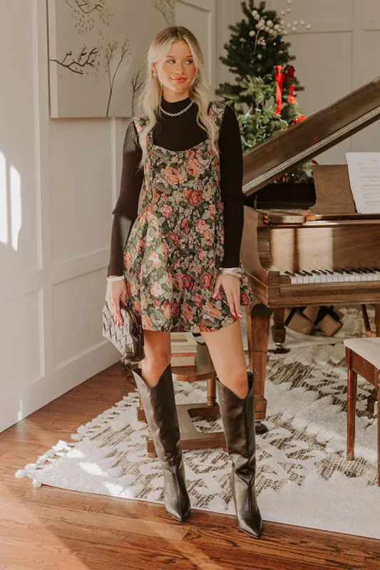 Block Party Cutie Floral Romper sold by Impressions