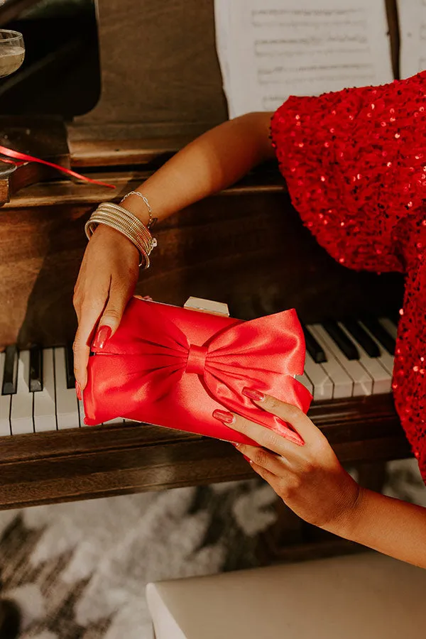 Holiday Soiree Satin Clutch sold by Impressions