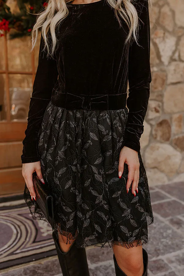 Cranberry Spritzer Velvet Mini Dress sold by Impressions product image thumbnail 3