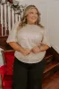 Champagne Sippin' Sequin Top Curves sold by Impressions