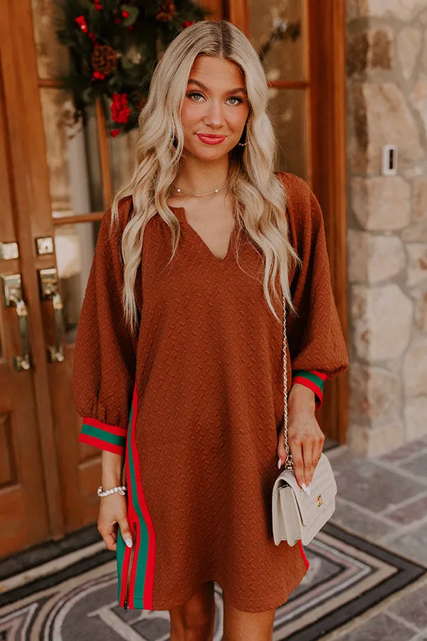 Soho Sleek Mini Dress in Camel sold by Impressions product image thumbnail 2