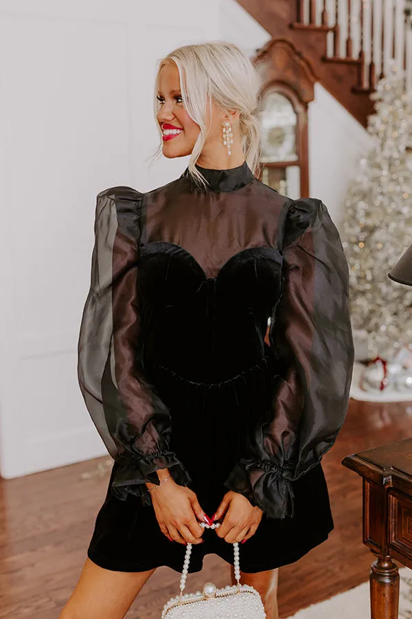 Martini Sippin' Velvet Mini Dress sold by Impressions product image thumbnail 5