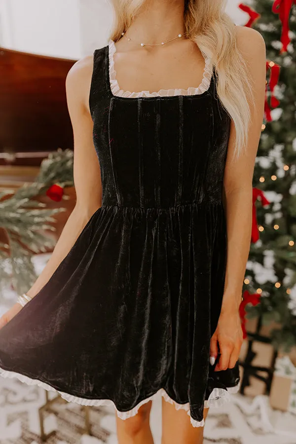 Pinot Noir Velvet Mini Dress sold by Impressions product image thumbnail 2