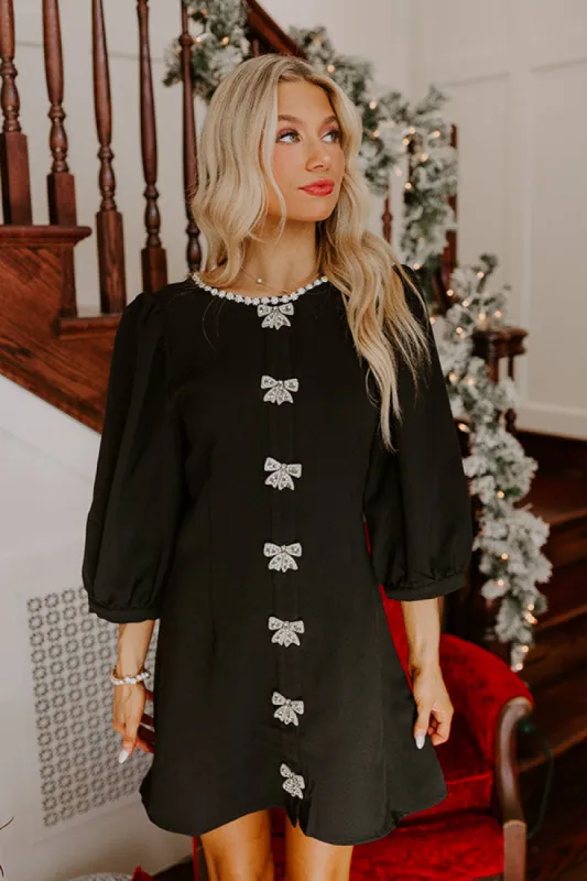 Timeless Classic Rhinestone Embellished Mini Dress sold by Impressions