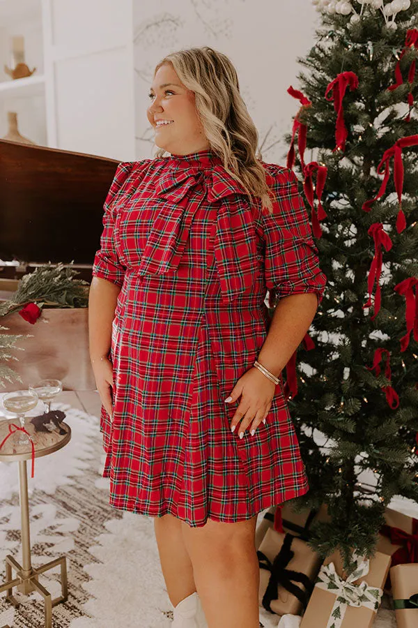 Plaid Perfection Mini Dress Curves sold by Impressions product image thumbnail 2