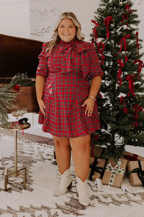 Plaid Perfection Mini Dress Curves sold by Impressions