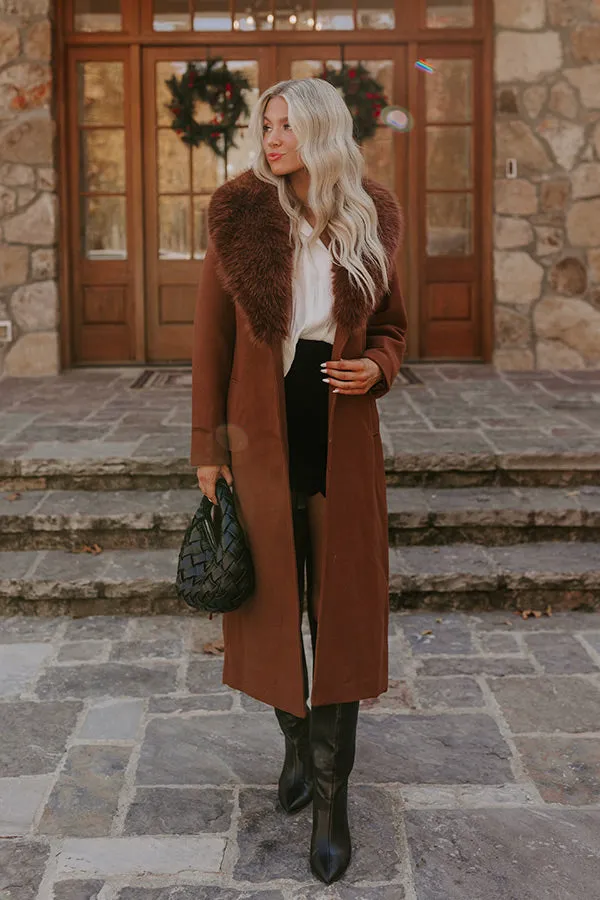 Central Park Stroll Coat in Chocolate sold by Impressions product image thumbnail 5