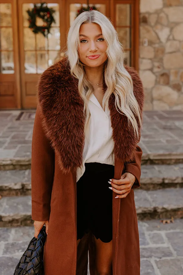 Central Park Stroll Coat in Chocolate sold by Impressions product image thumbnail 3