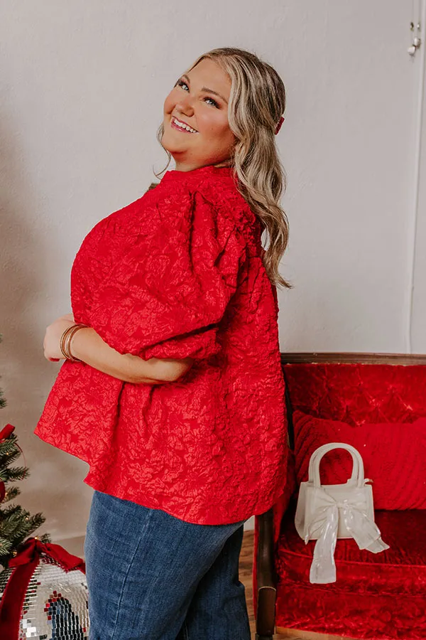 Holiday Happiness Jacquard Top Curves sold by Impressions product image thumbnail 5