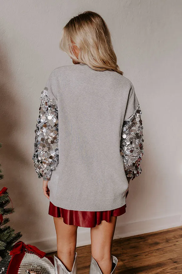 Caught Your Eye Sequin Sweater sold by Impressions product image thumbnail 5