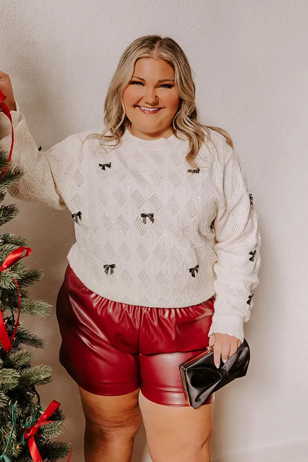 Sweet As Can Be Cable Knit Sweater Curves sold by Impressions product image thumbnail 2