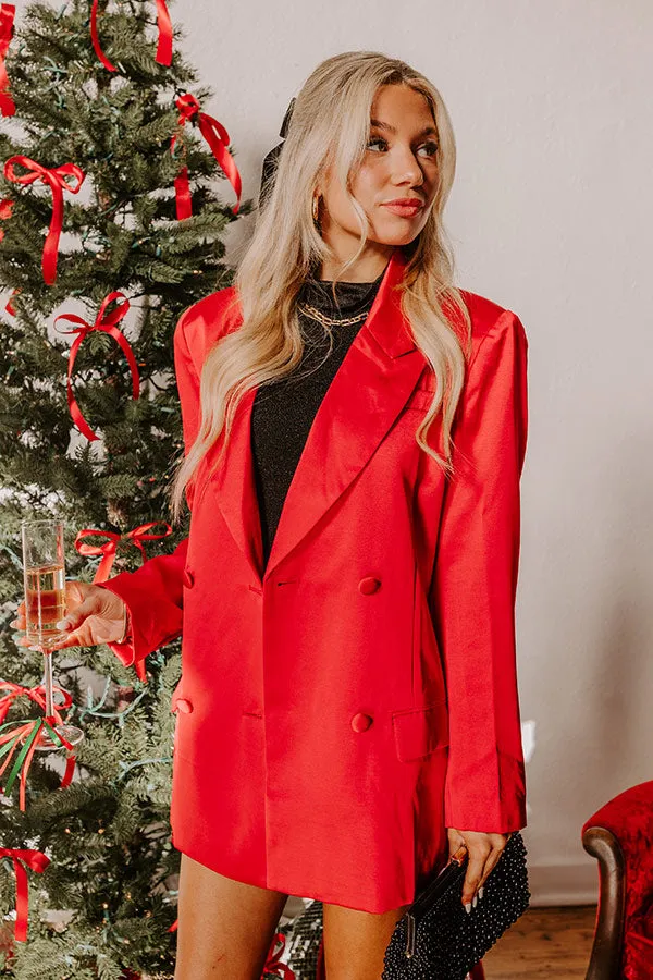 Holiday Cheer Satin Blazer sold by Impressions product image thumbnail 5
