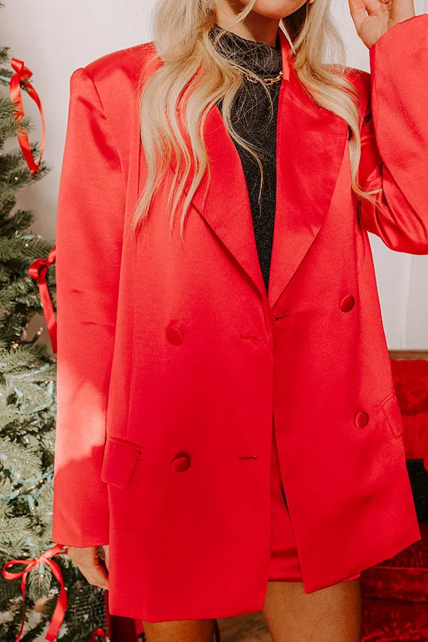 Holiday Cheer Satin Blazer sold by Impressions product image thumbnail 3