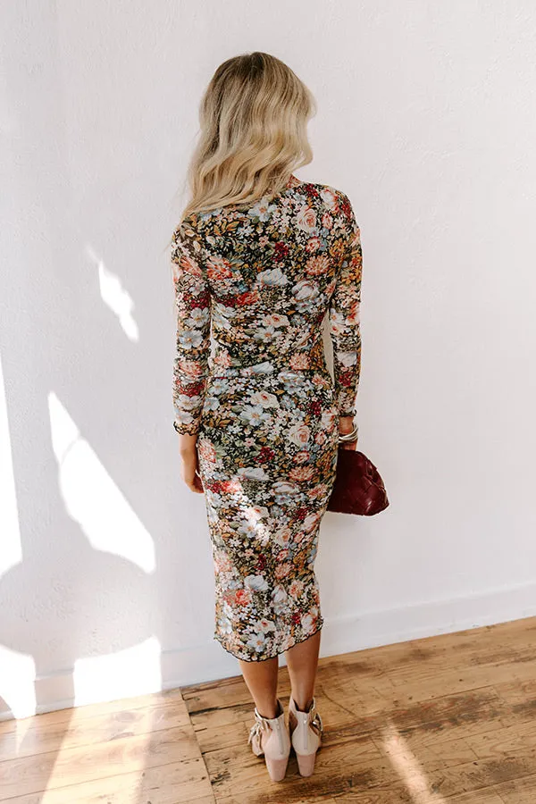Dreamy Haze Floral Mesh Midi sold by Impressions product image thumbnail 4