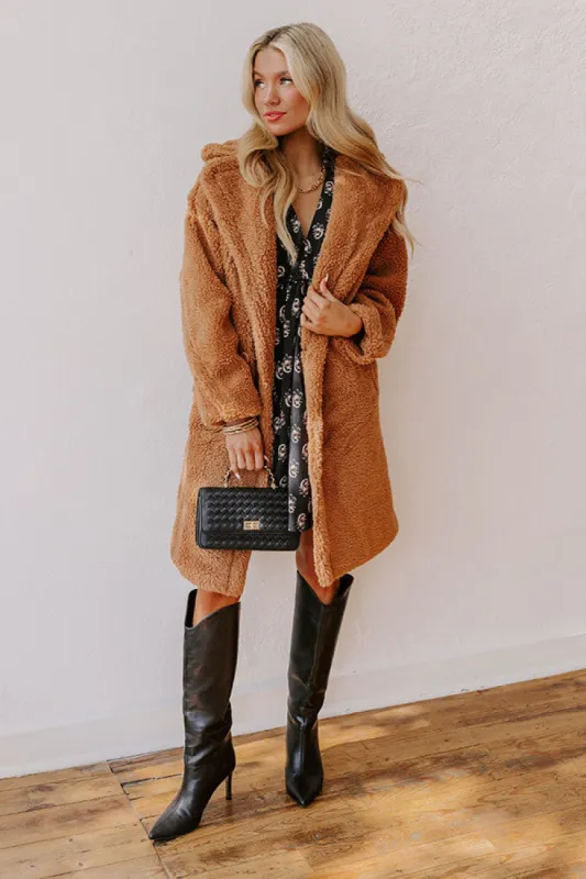 Falling For Cozy Sherpa Coat sold by Impressions