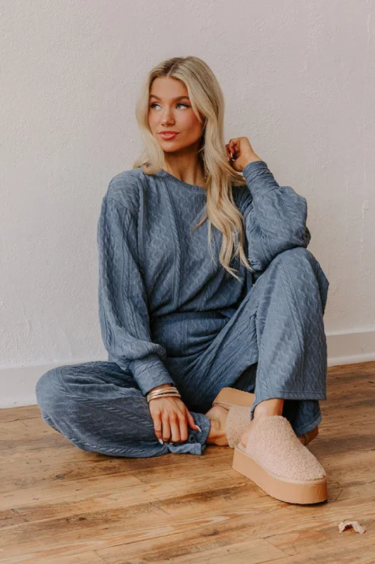 Fireside Cozy Cable Knit Sweater Top sold by Impressions