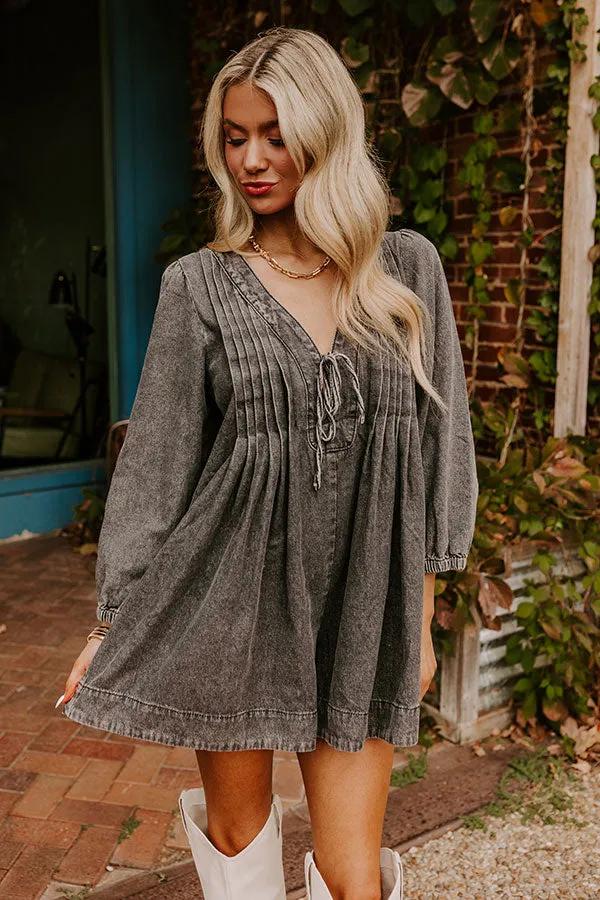 Big City Chic Denim Romper in Vintage Black sold by Impressions product image thumbnail 5